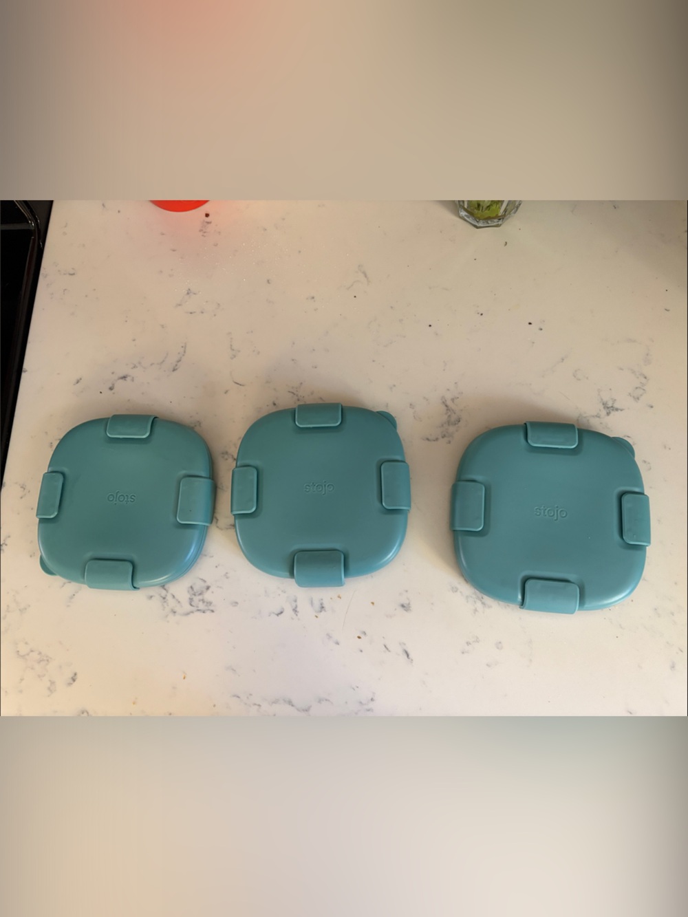 Stojo Collapsible Food Containers (3) - Teal